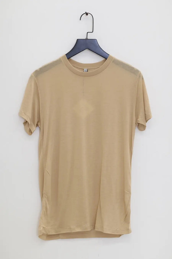 BASERANGE Classic Bamboo Fiber and Cotton Slim Fit T-shirt Series Collection Round Neck Bottoming Shirt France BAS-TOCT-BL-000-COCHLEA